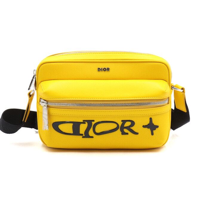 Dior Yellow Rider 2.0 Zip Messenger Shoulder Crossbody Bag aa50389