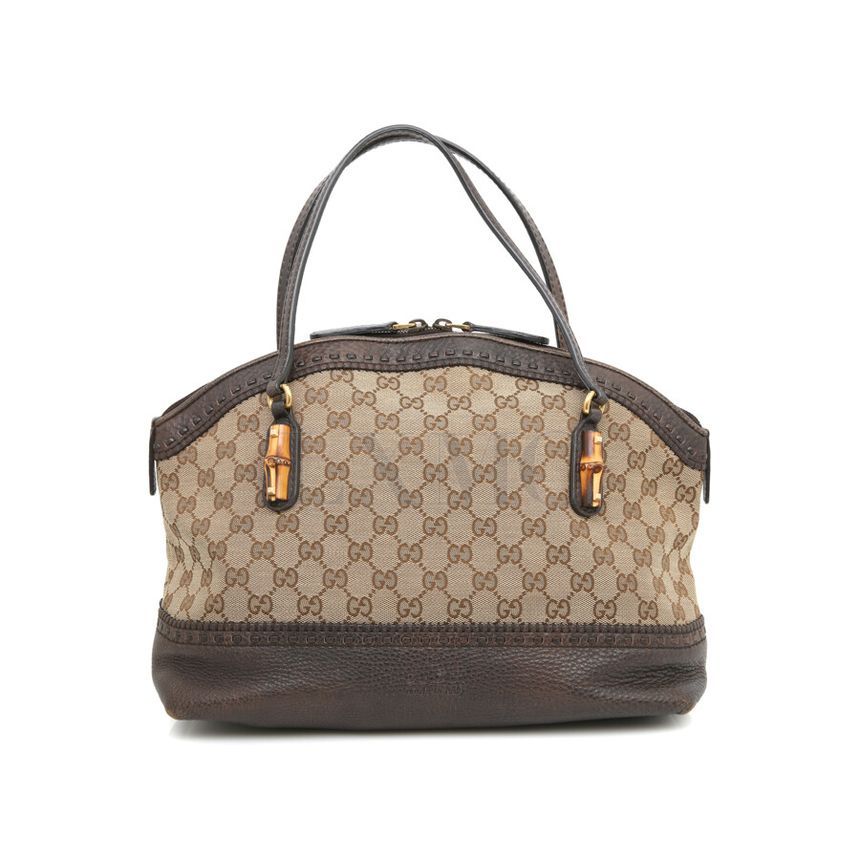 Gucci Vintage Bamboo Boston Shoulder Bag 339002