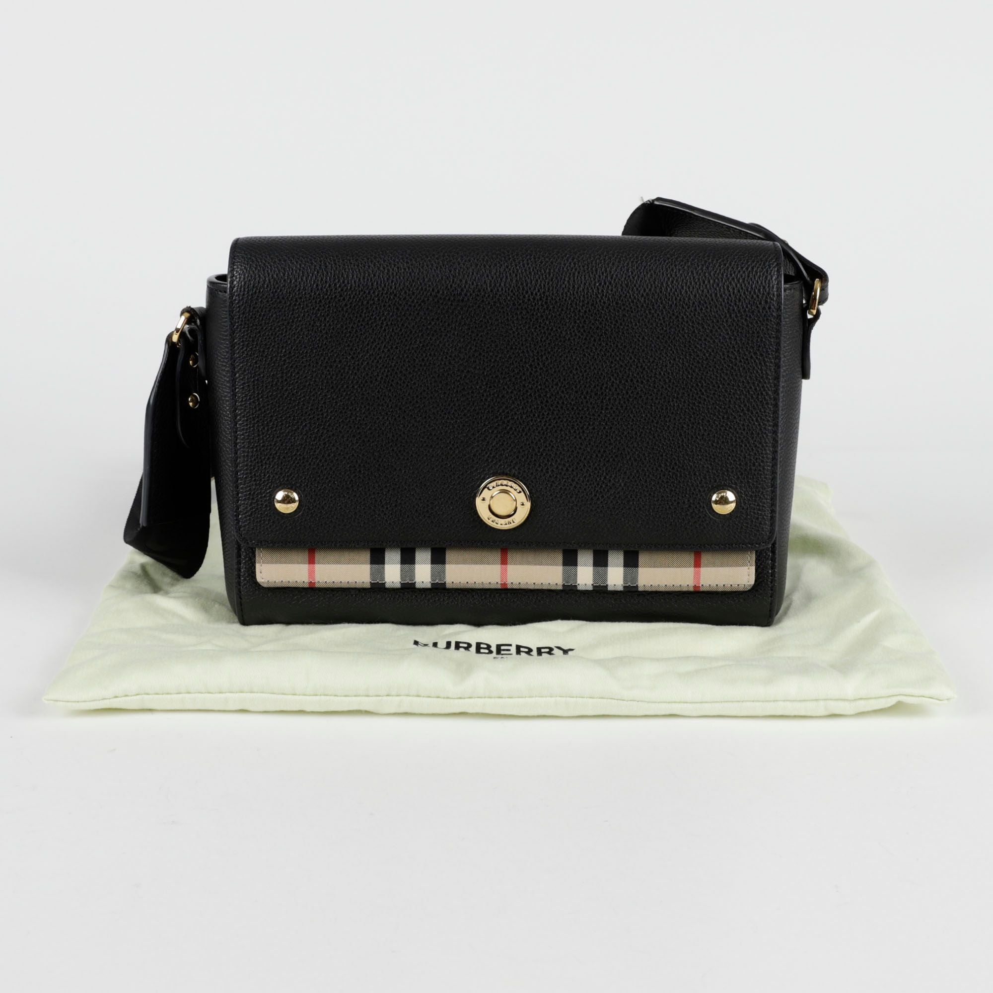 Burberry Vintage Check Note Shoulder Crossbody Bag 8021110