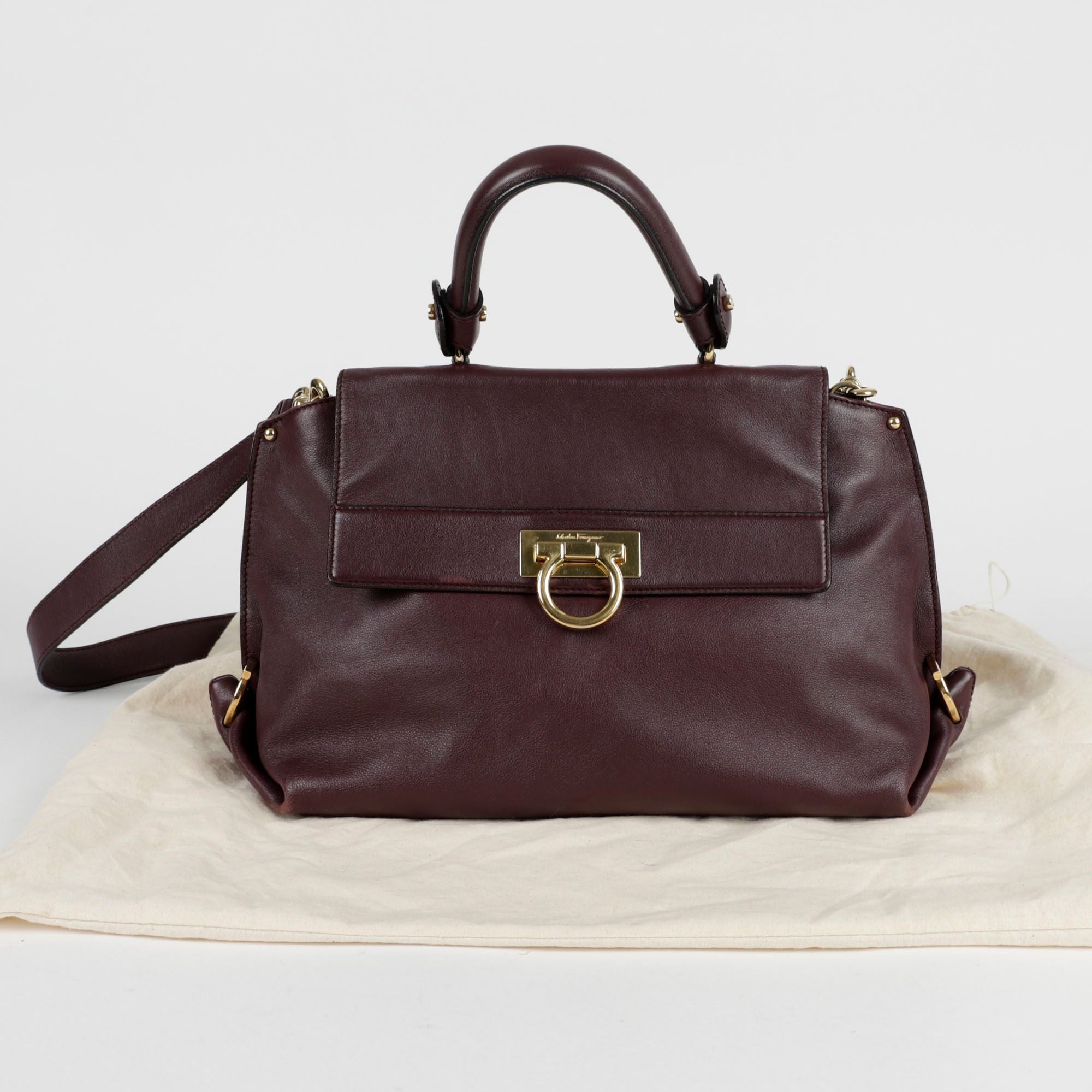 Salvatore Ferragamo Sophia Tote Shoulder Bag - SKU: 21 A896