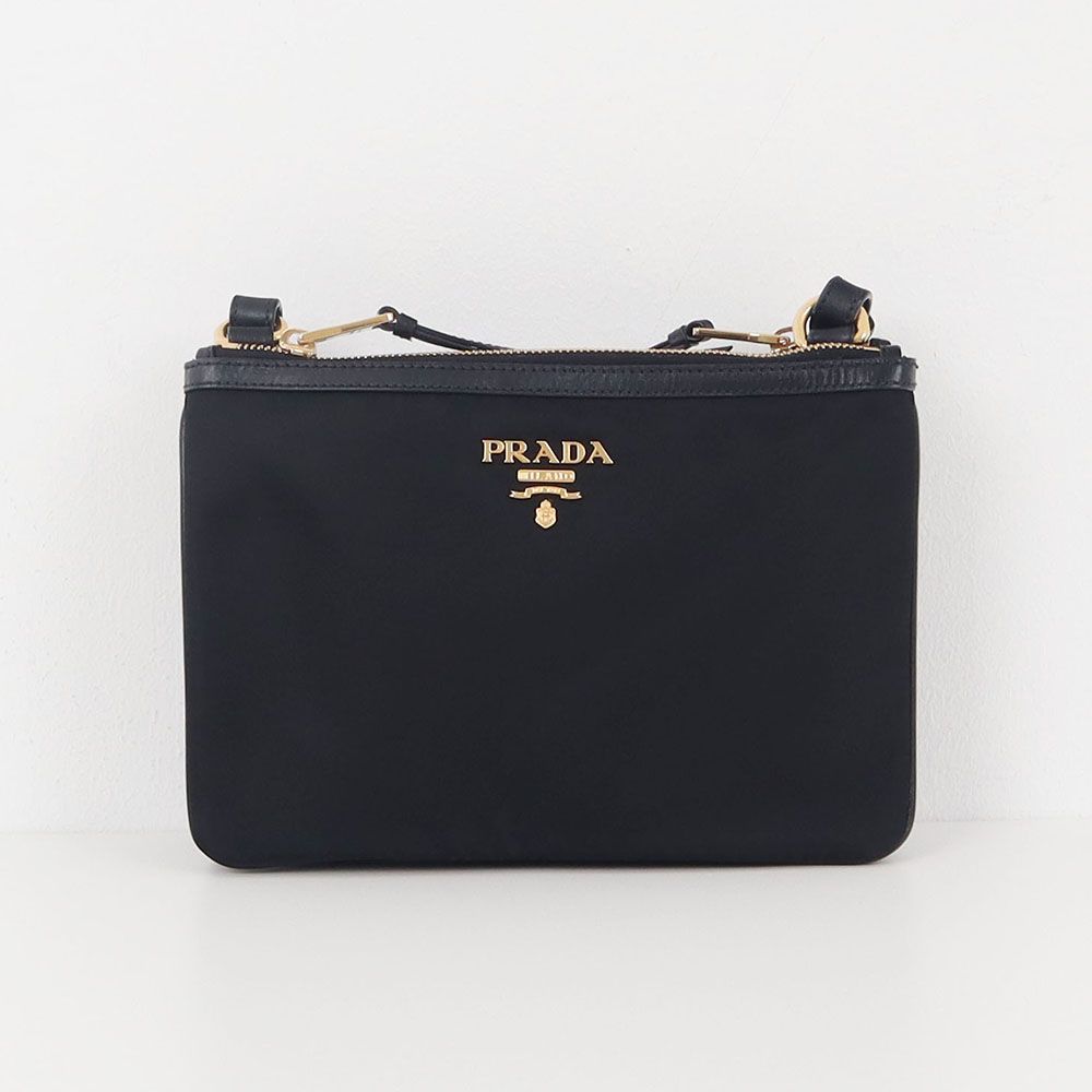 Prada Double Zip Crossbody Bag 1BH046