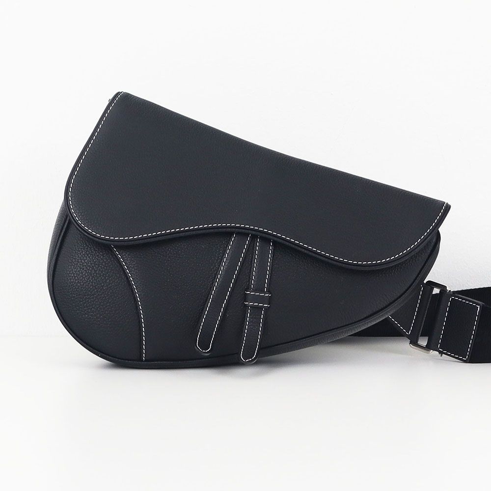 Dior Black Saddle Bag 1ADPO093YKK_H00N