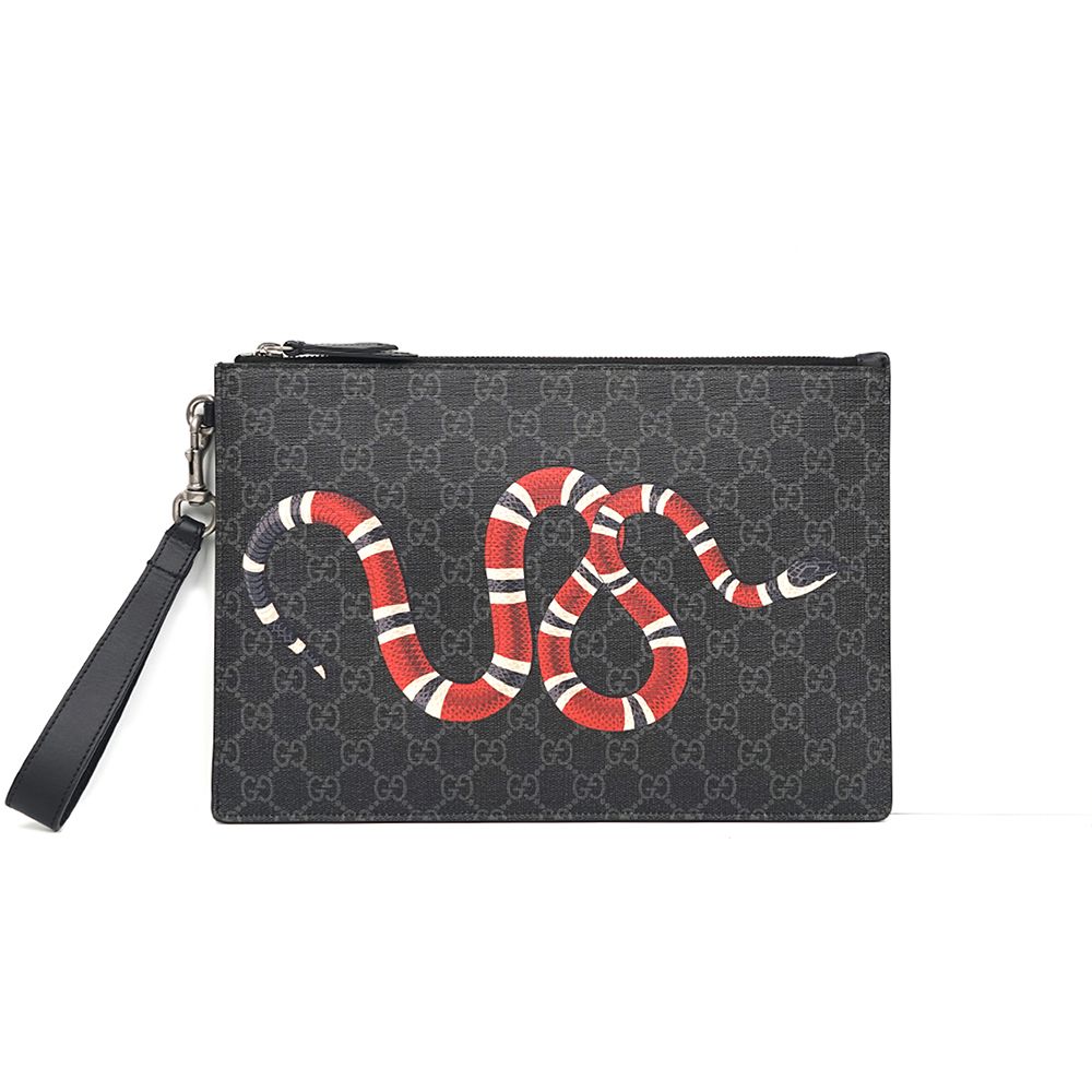 Gucci Supreme Snake Clutch 473904