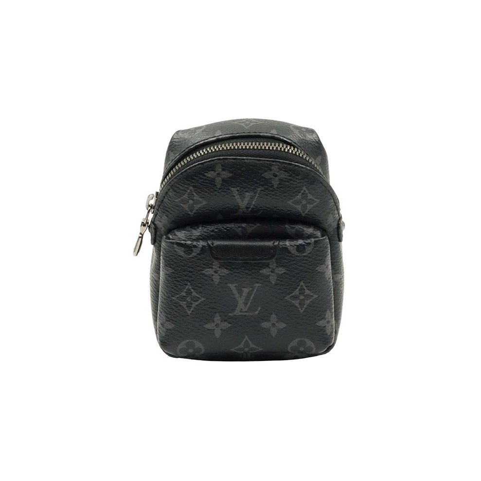 Louis Vuitton Eclipse Canvas Cachette Backpack Bag Key Holder / M61964