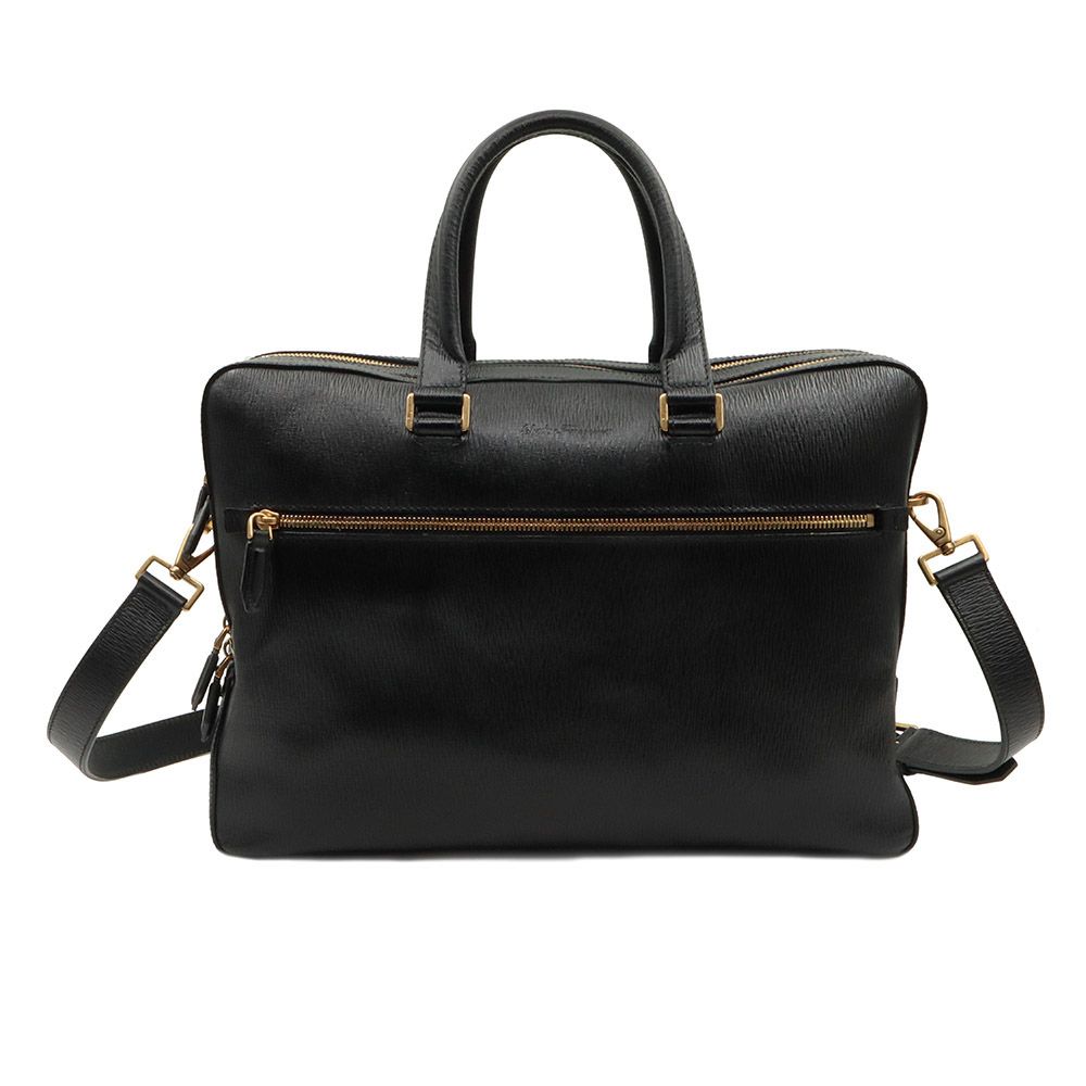 Salvatore Ferragamo Large Briefcase Document Bag 2WAY / 24 A416