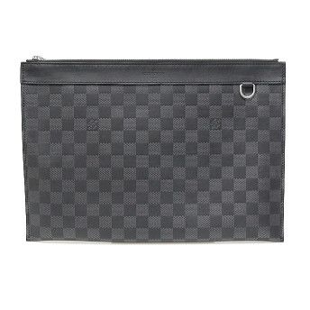 Louis Vuitton Damier Infini Leather Discovery Pochette Clutch / N60112
