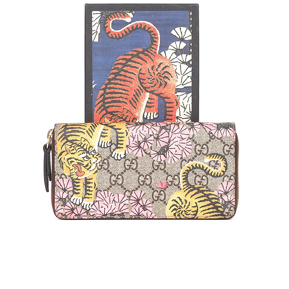 Gucci Tiger Print Wallet 452355