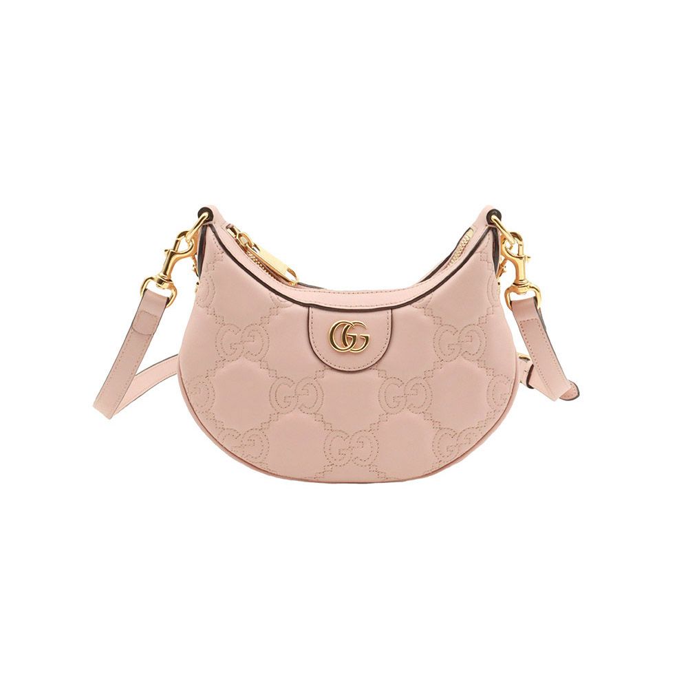 Gucci Light Pink GG Matelasse Leather Chain 2WAY Bag / 739736