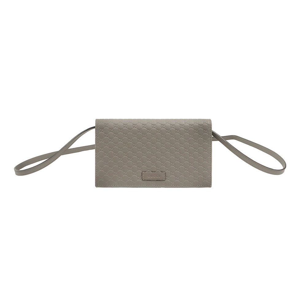 Gucci Gray Micro Cima Mini Clutch Crossbody / 466507