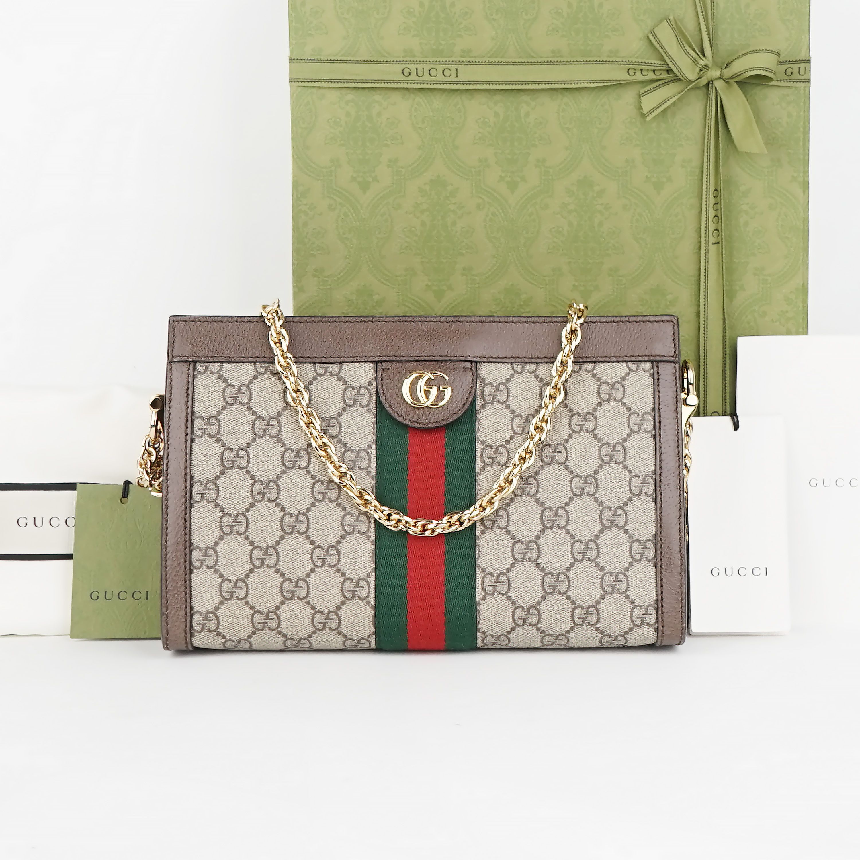 Gucci GG Ophidia Supreme Chain Shoulder Bag 503877