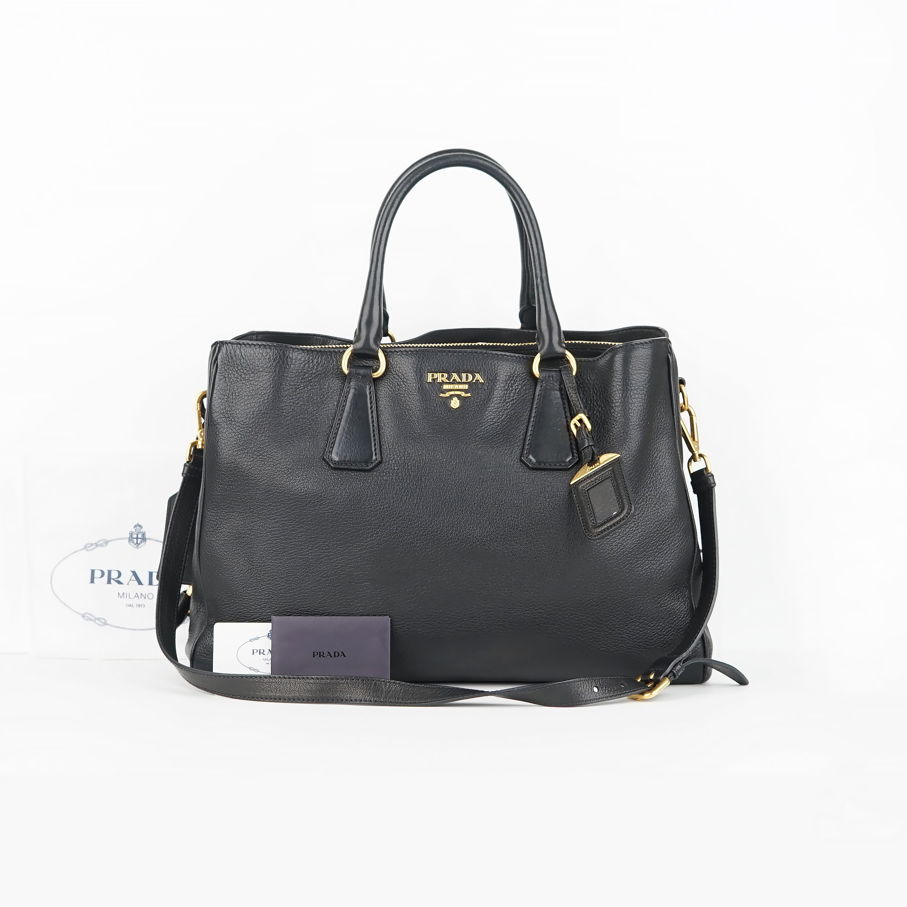 Prada Leather Shoulder Bag BR4743