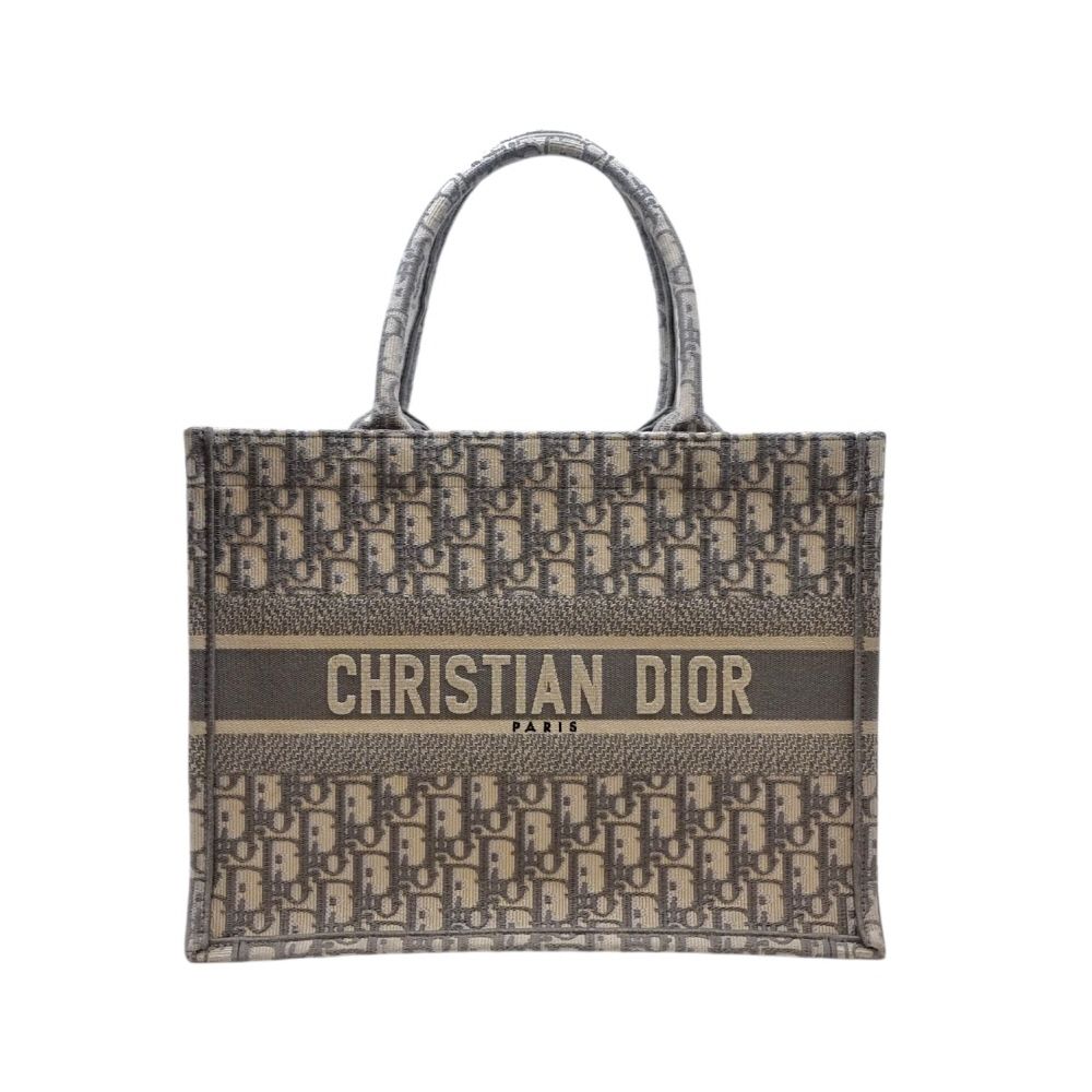 Dior Gray Oblige Buck Tote Bag [Medium] DIB040842