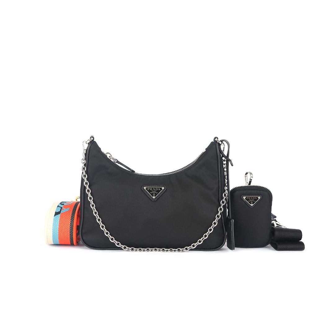 Prada Chain Strap Hobo Bag 1BH204
