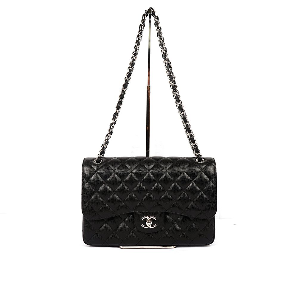 CHANEL Classic Caviar Black Large A58600 19 Series
