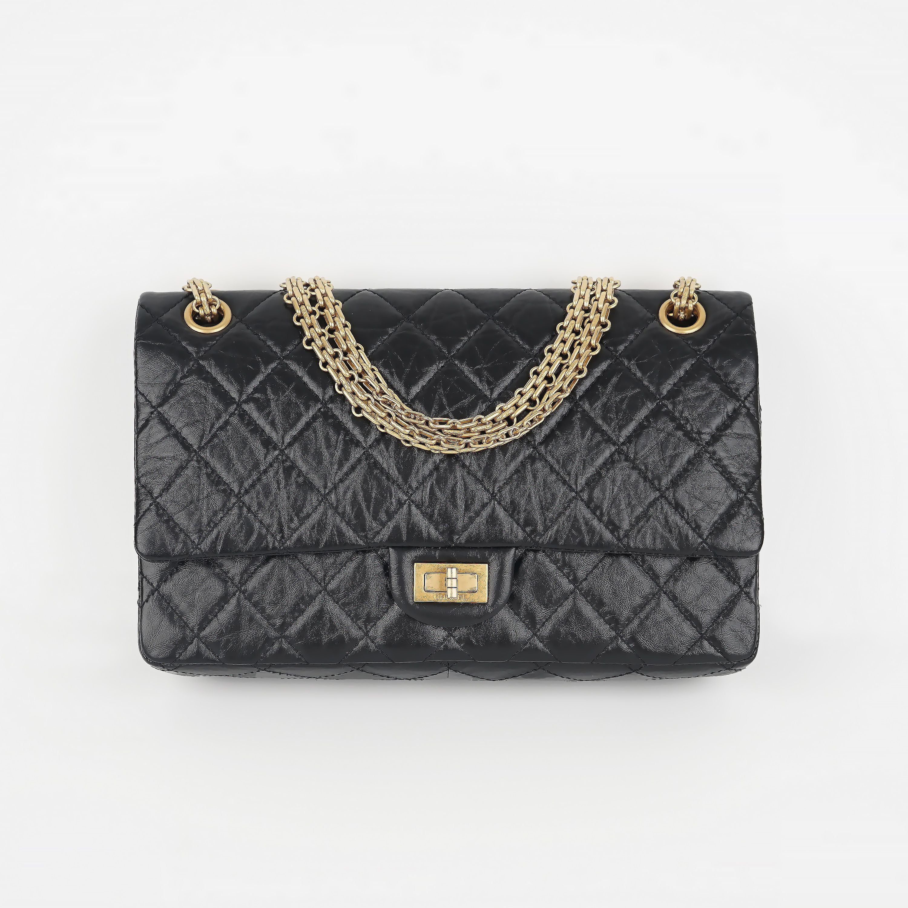 CHANEL Vintage Gold Large Inner Chip Unused A37587 SKU