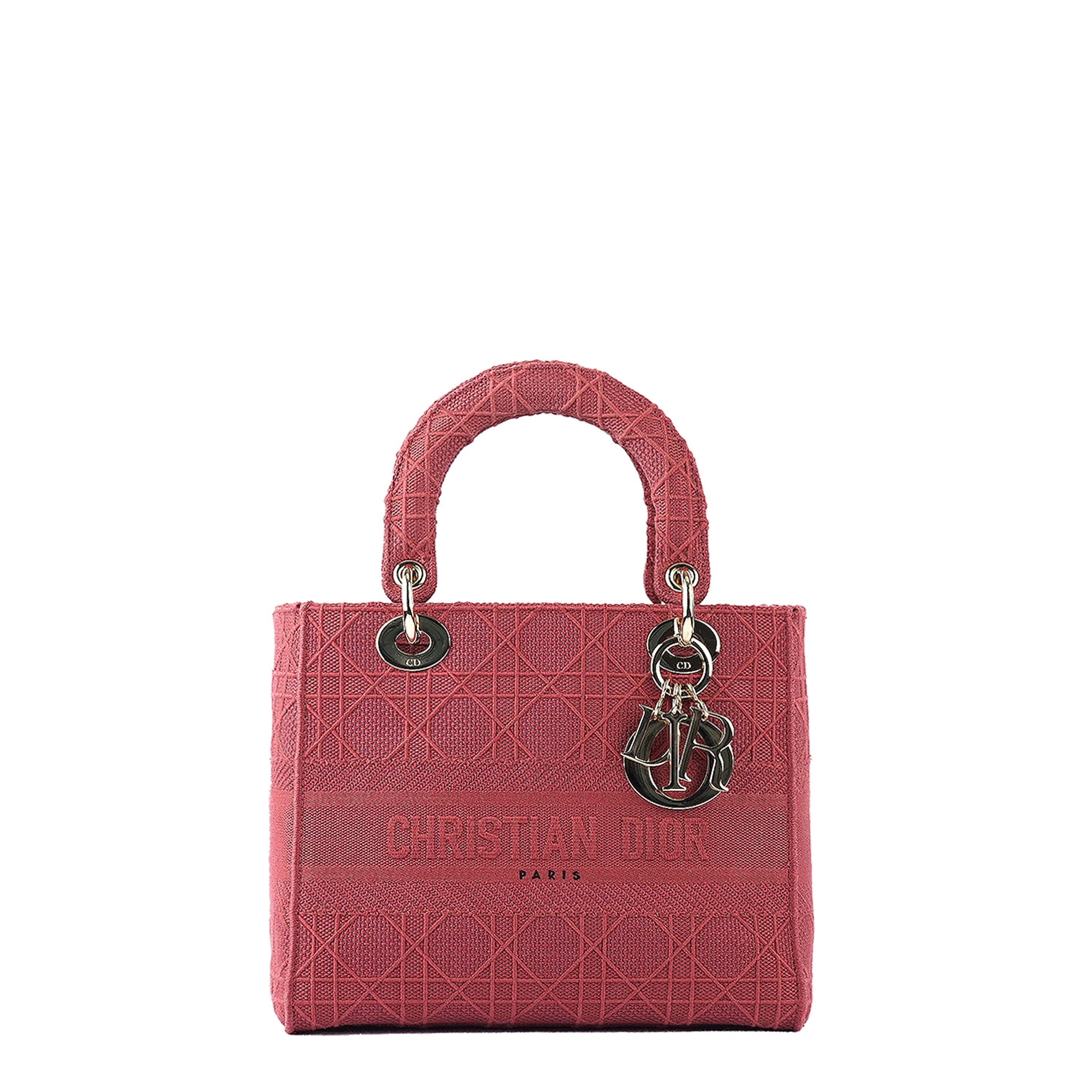 Dior Embroidered Light Mellow Rose Handbag M0565OREY