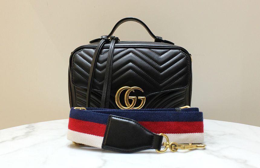 Gucci GG Matelasse Top Handle Tote Shoulder Bag 498100 A Grade