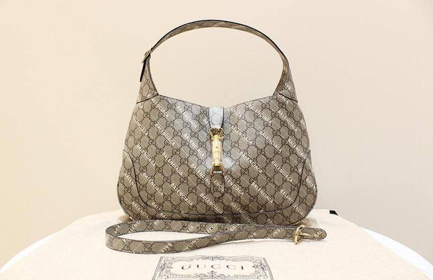 Gucci Jackie 1961 Medium Hobo Shoulder Crossbody Bag 636710 [S-Grade]
