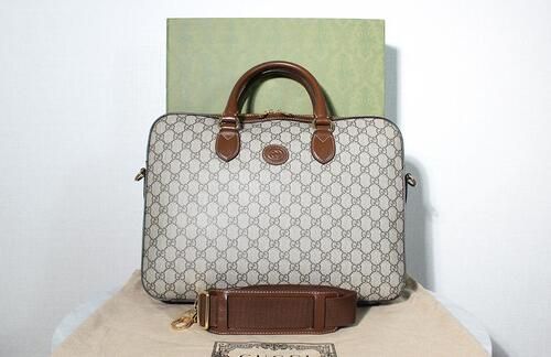 Gucci Interlocking Business Briefcase Tote & Crossbag 674140 S Grade SKU