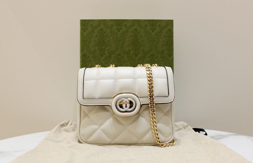 Gucci Interlocking G Deco Mini Chain Shoulder & Crossbag 741457