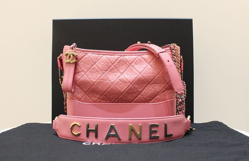 CHANEL Neodium Pink Hobo Shoulder & Crossbody Bag AS1582 A+ Grade