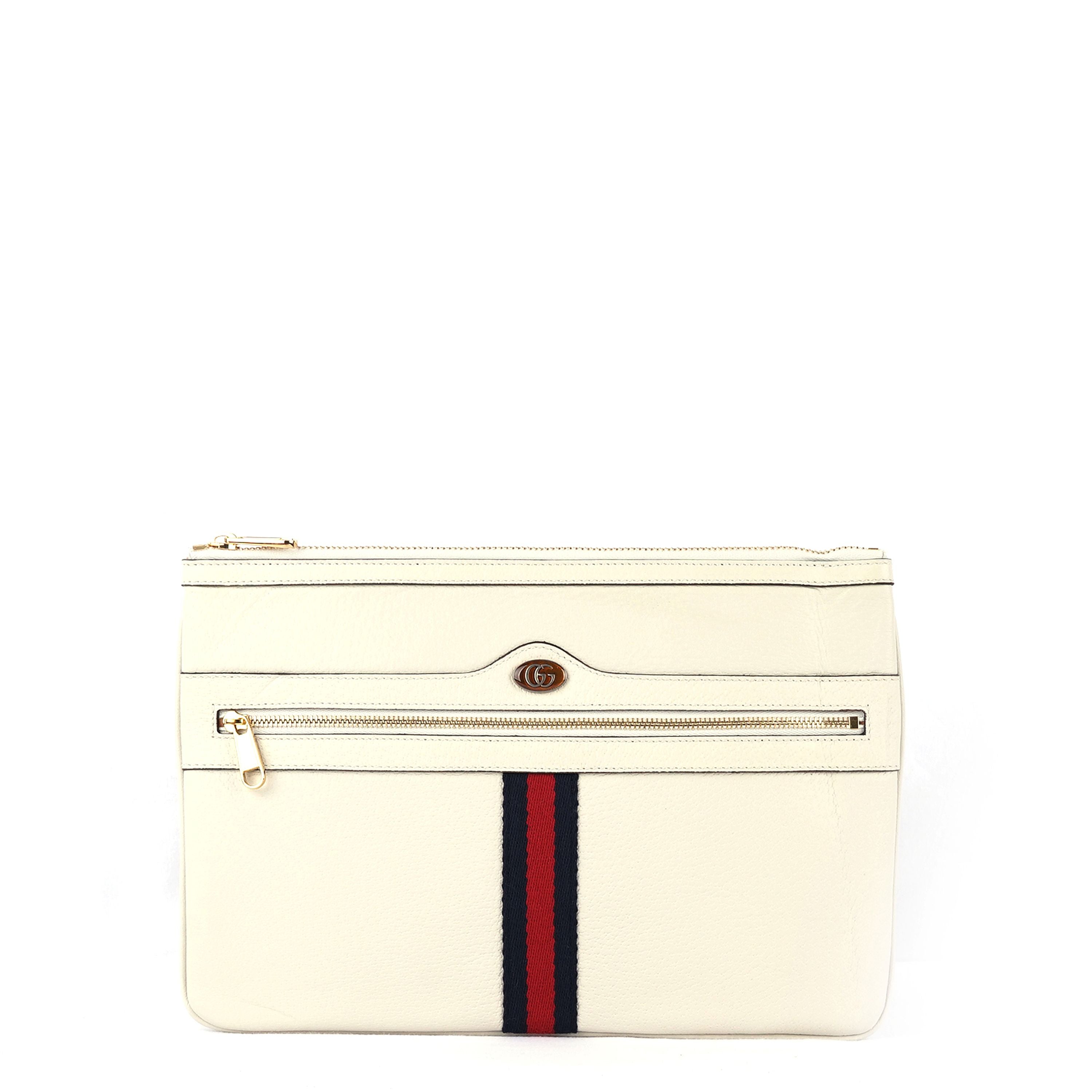 Gucci White Ophidia Clutch 517551