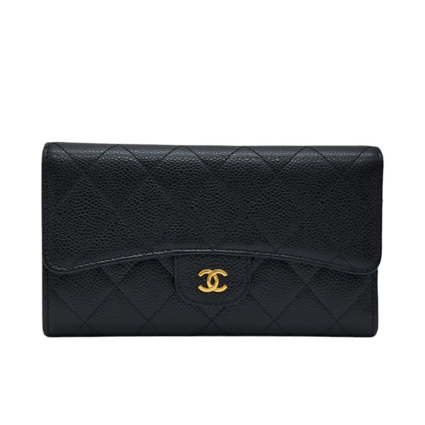 CHANEL Classic Caviar Wallet CHB011312