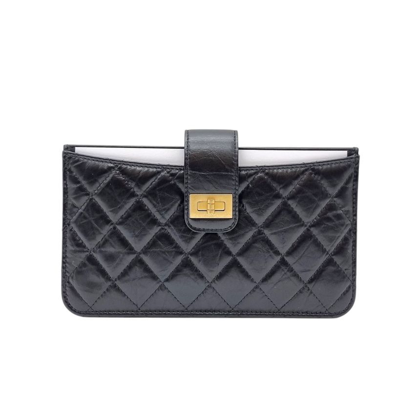 CHANEL Unused Half Flap 2way 2.55 Wallet CHB020629