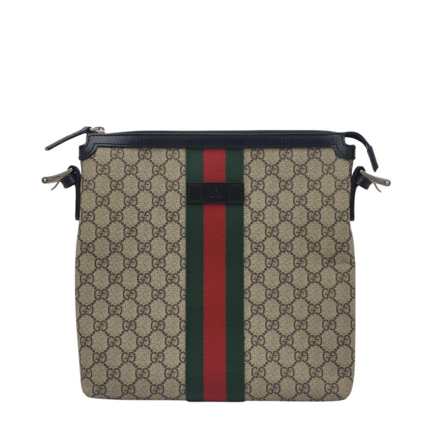 Gucci Supreme Three-Line Messenger Crossbody Bag GUA123071 387111