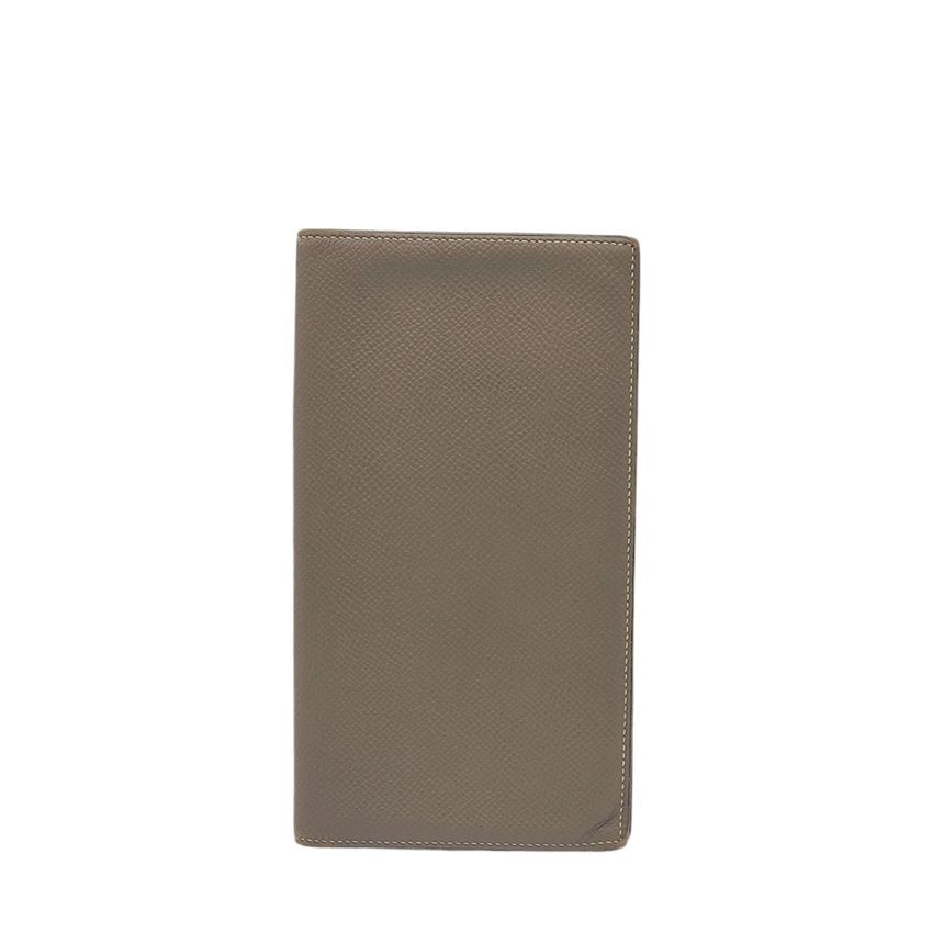 Hermes Twilled Wallet with Monogram Engraving HEA101047