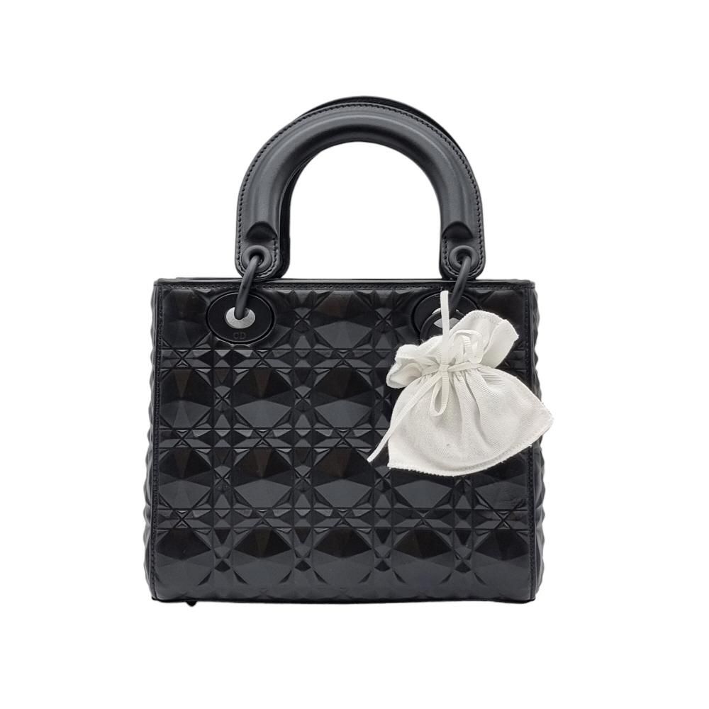 Dior Quilted Diamond Handbag [Small] - Unused (SKU: 840)
