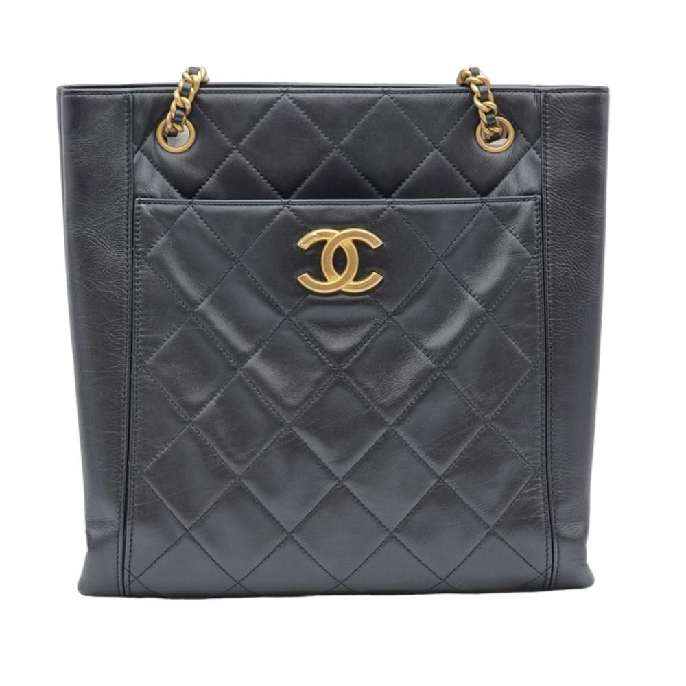 CHANEL Quilted Shoulder Tote Bag CC Logo - Unused (SKU: OS)
