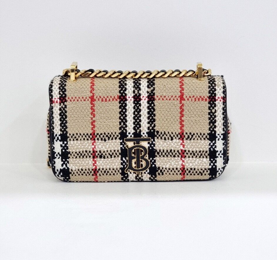 Burberry Vintage Check Buckle Rolla Bag SKU12345