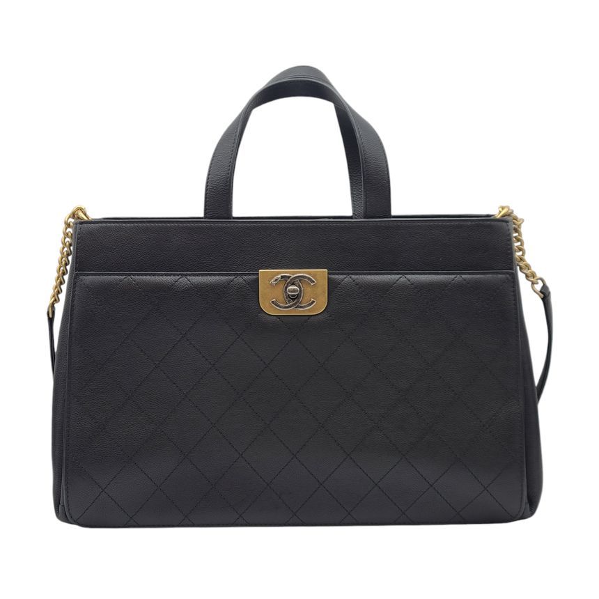 CHANEL Large Calfskin Tote Bag CHA090642
