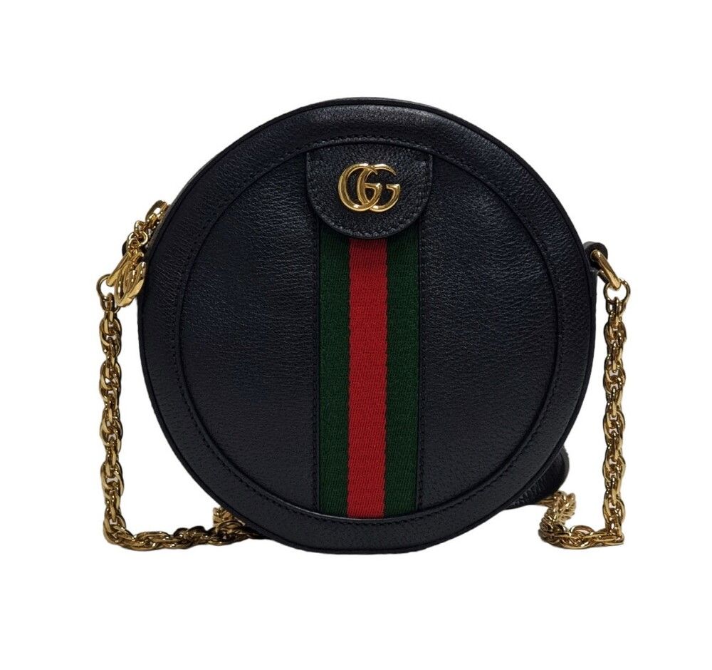 Gucci GG Round Tambourine Crossbody Bag 550618