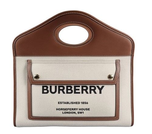 Burberry Two Tone Canvas Tote Bag 21FW (SKU: CB001)