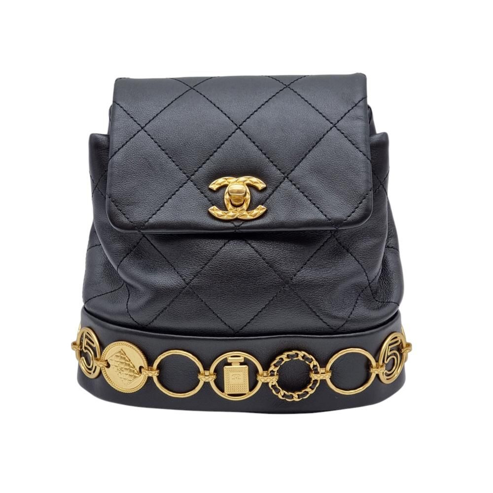 CHANEL Calfskin Symbols Coin Backpack SKU1234