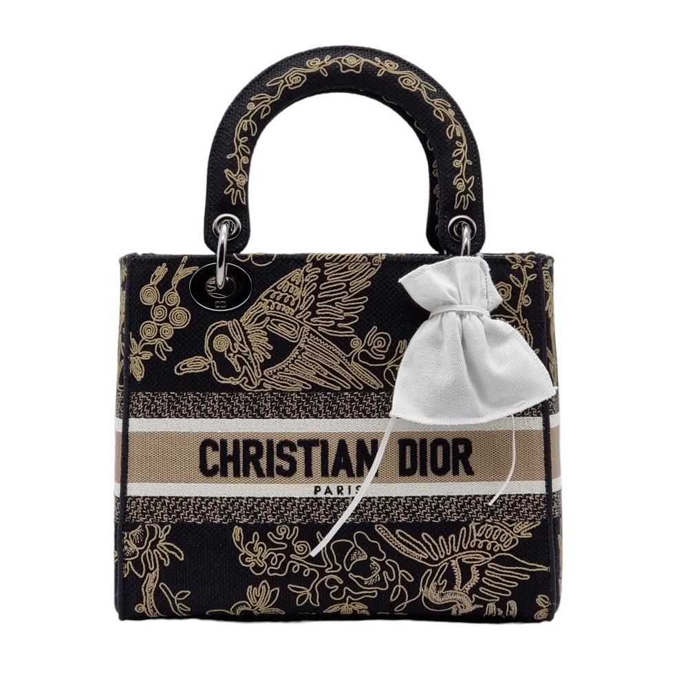 Dior Canvas Tote Shoulder Bag [Medium] - Lady Delight SKUs