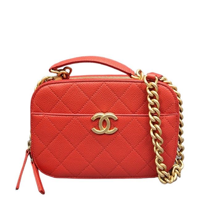 CHANEL CC Cosmetic Top Handle Crossbody Bag (SKU: cc)
