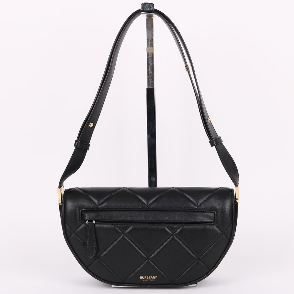 Burberry Small Black Quilted Olympia Shoulder Bag - SKU XXX123