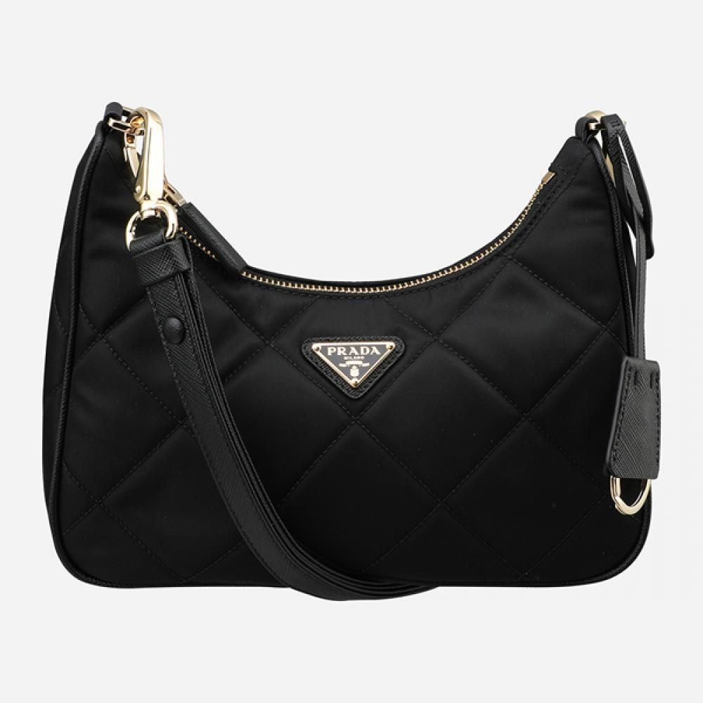Prada Chain Nylon Mini Bag Black 1BC204 2AOS F0002