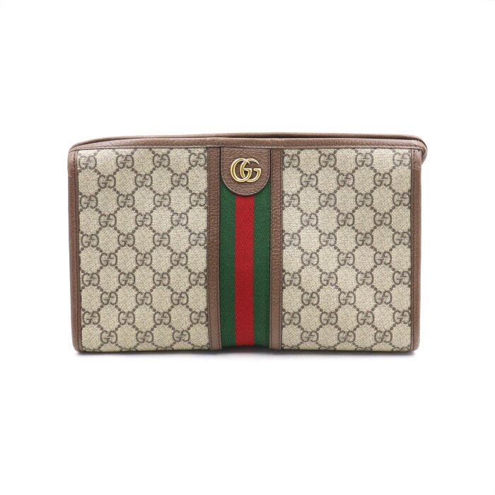 Gucci Supreme GG Ophidia Pouch Clutch Bag 598234