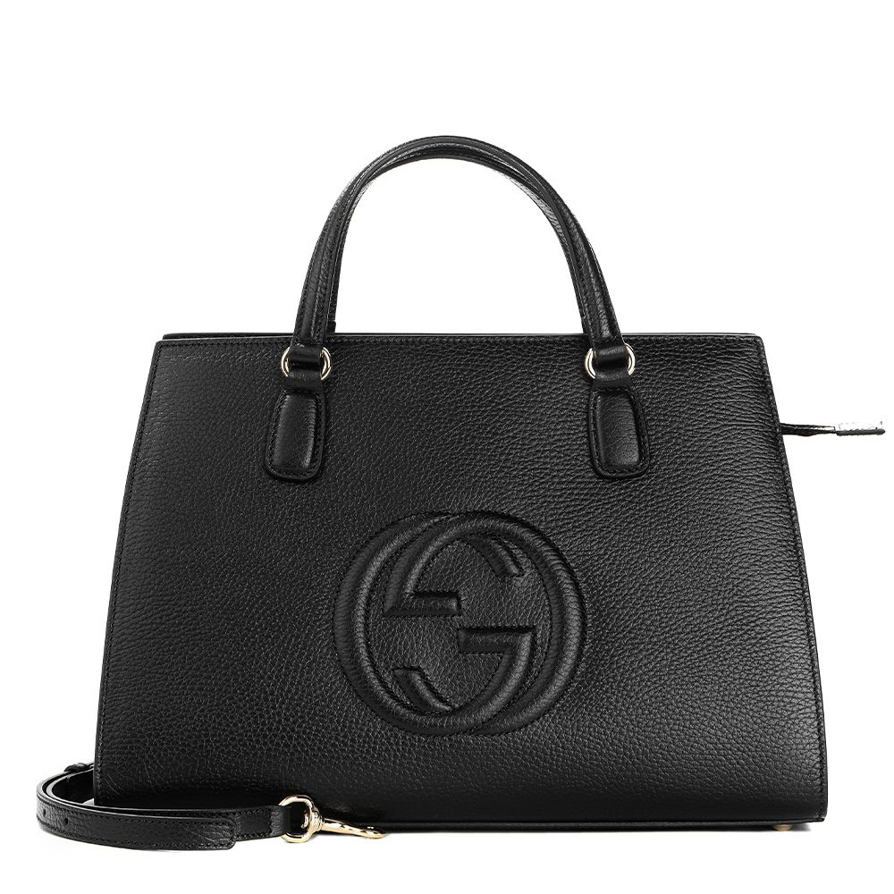 Gucci Soho Top Handle Tote Bag 25SS (607721 CAO0G 1000)