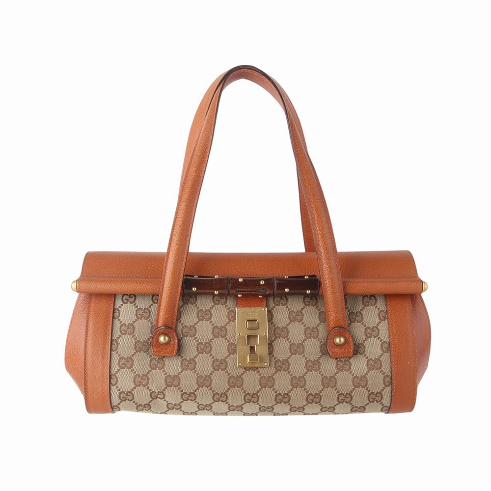 Gucci GG Jacquard Snake Embossed Shoulder Bag 34756