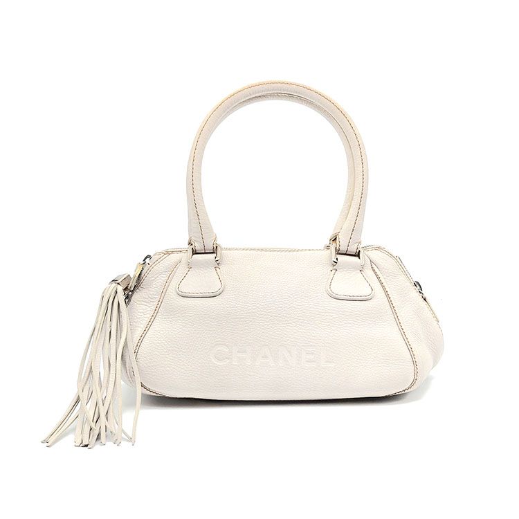 CHANEL Tassel Bowling Tote Bag L487819