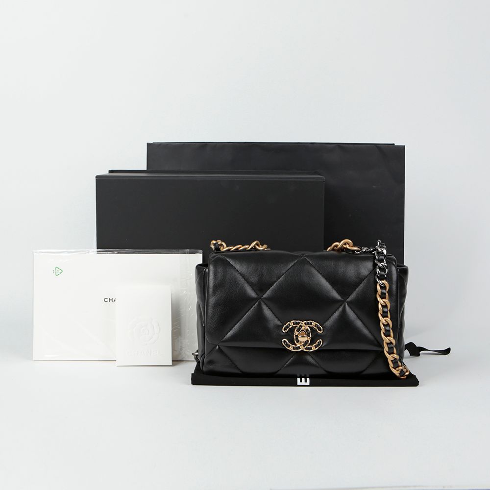 CHANEL Medium Tote Shoulder Bag AS1160 19