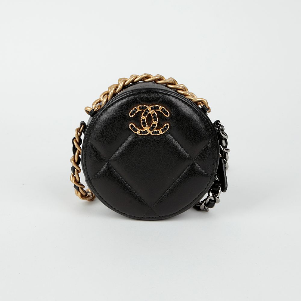CHANEL Round Mini Chain Shoulder Crossbody Bag - AP0945 19