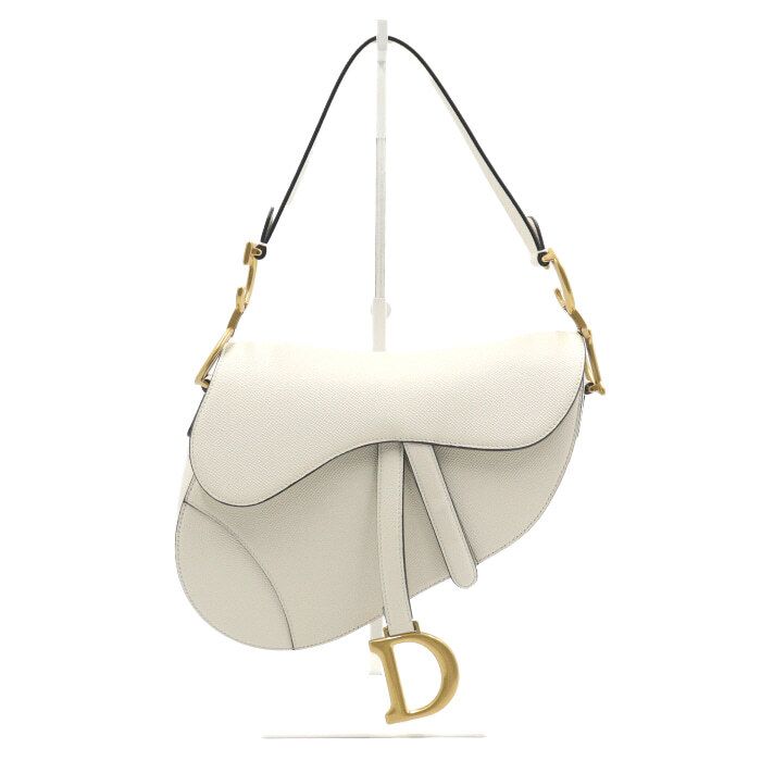 Dior Latte Grain Saddle Bag Shoulder Bag AA50101 M0446CBAA