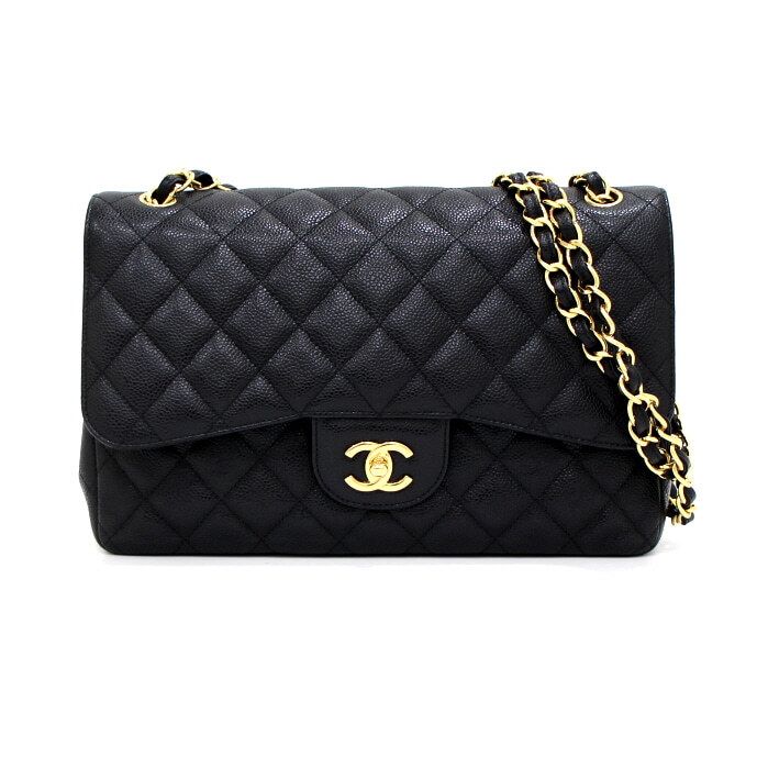 CHANEL Classic Large Gold Chain Shoulder Bag aa38521