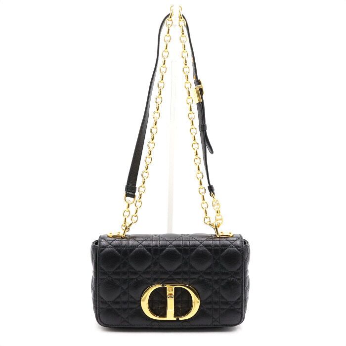 Dior Black Small Chain Shoulder Bag with Kaanaju and Crossbody Bag aa48136